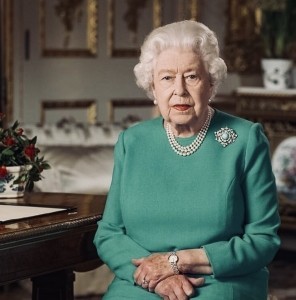 HRH Queen Elizabeth II addressing the Commonwealth regarding the COVID-19 pandemic.